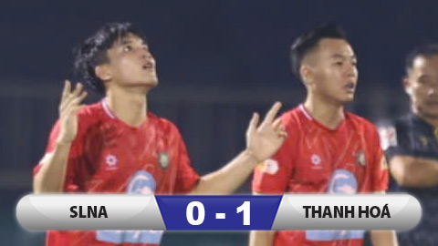 Kết quả SLNA 0-1 Thanh Hoá: Chủ nhà vẫn chưa biết thắng